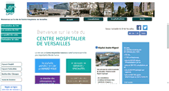 Desktop Screenshot of ch-versailles.fr