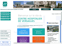 Tablet Screenshot of ch-versailles.fr